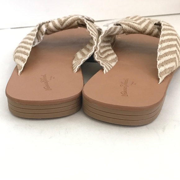 UNIVERSAL THREAD Knotted Slide Sandals Tan Slip On Sandals Women’s Size 7.5 - Picture 7 of 15